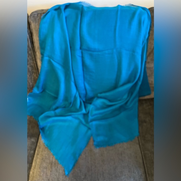 Vibrant Pink, Orange, and Blue Pashmina-Style Scarves - Picture 6 of 7